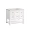 James Martin Vanities Breckenridge 36in Single Vanity, Bright White w/ 3 CM Eternal Jasmine Pearl Top 330-V36-BW-3EJP - alternate 3